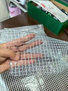 Bâche en PVC laminé renforcé, toile de bâche en maille <span class=keywords><strong>transparente</strong></span>, bâche agricole <span class=keywords><strong>transparente</strong></span> - Product Image 4