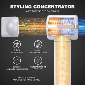 Sèche-cheveux à brosse à air chaud HQ Mixed Proc 110000 tr/min, haute vitesse, moteur BLDC sans balais, ensemble de brosses pour cheveux, styler enveloppant, cepillo, brosse à air chaud de salon - Product Image 6