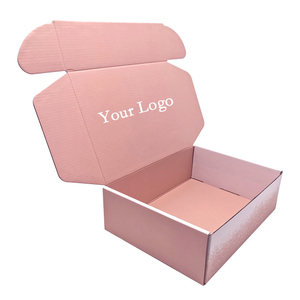 Box Wholesale Custom Corrugated Carton Box Mailer Shipping Box Apparel Packaging For Dress Cloth T-shirt Suit Mailer Gift Box