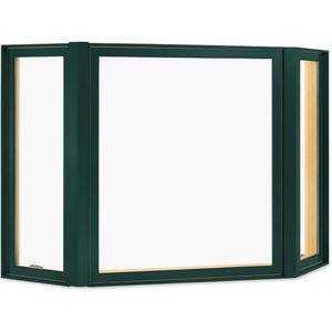 Ventana de lazo de vidrio doble de estilo moderno con certificado CE, cortina de persiana de acero inoxidable de Material de <span class=keywords><strong>PVC</strong></span> para balcón, fábrica china - Product Image 2