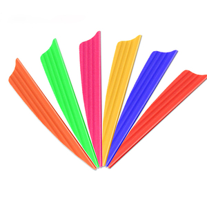 SPG flèches professionnelles, aubes de guidage en plastique, vent, plume en plastique TPU, fletting, aubes de flèche de feu rapide - Product Image 4