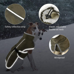 Venta al por mayor diseñador de cuello alto reflectante cálido <span class=keywords><strong>doberman</strong></span> ropa <span class=keywords><strong>cachorro</strong></span> <span class=keywords><strong>perro</strong></span> grande ropa para mascotas invierno de lujo - Product Image 3
