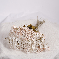 Fleurs artificielles de coquelicot vintage en soie de haute qualité pour centre de table de mariage
