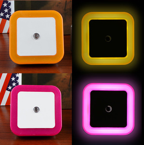 110V 220V US EU <strong>Plug</strong>-<strong>in</strong> Auto Sensor Control Led Wall Socket Baby Nursing Sleeping Lamp <strong>Plug</strong> <strong>in</strong> Wall Sensor Night <strong>Light</strong> Lamp - Product Image 5