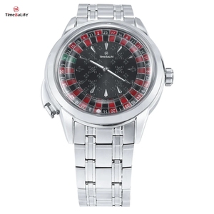 Đồng hồ cơ tự động phiên bản giới hạn đặt hàng riêng kiểu Roulette sang trọng, nút xoay kiểu đĩa cờ bạc, thương hiệu Jacob & Co - Product Image 3