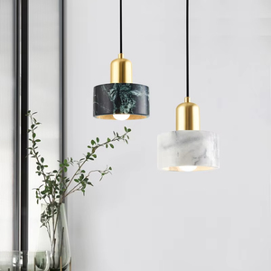 Lampade a Sospensione Nordiche, Lampadario Semplice e Moderno di Lusso in Pietra, Lampada LED Decorativa per Camera da Letto - Product Image 2