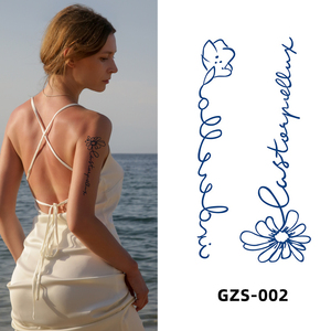 Eco Friendly Waterproof Temporary <b>Tattoo</b> Sticker Easy Apply Non Toxic Body Art <b>Paper</b> Decal for Party Festival Professional Use - Product Image 2