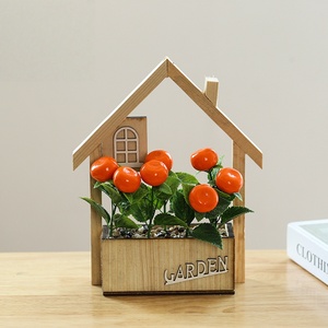 Árboles Frutales Artificiales, Manzana, Naranja, Granada, Bonsái de Paisaje, Árboles Frutales Simulados para Decoración del Hogar, Cocina, Hotel - Product Image 6