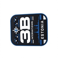 Écussons en caoutchouc PVC souple écologique avec logo 3D en relief personnalisé, lavables, à coudre sur les jeans, les chapeaux, les sacs à dos et les vêtements, vente en gros