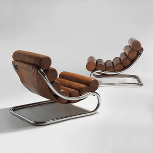 Poltrona RUNXI in Stile Americano Retrò a Righe, Design a Strisce Zebrate, Semplice Sedia da Salotto per Piccoli Spazi - Product Image 4