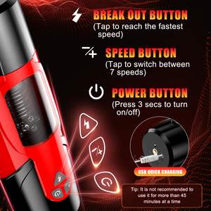 APP Kontrollü Elektrikli Mastürbatör Penis Pompası Eğitici Cep Vajinası İtici Döner Erkek Mastürbasyon Aleti Vakumlu Tabanlı - Product Image 6