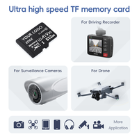 Personnalisation gratuite Cartes SD en vrac Carte mémoire flash 16 Go 32 Go 64 Go 128 Go 256 Go Carte TF Carte Mémoire Puces Fla