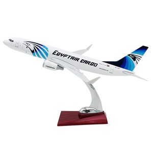 Proveedores de modelos de aviones personalizados 30cm resina Boeing <span class=keywords><strong>737</strong></span> escala 1/130 aviación egipcia modelo de aerolínea avión B737 modelo de avión - Product Image 1