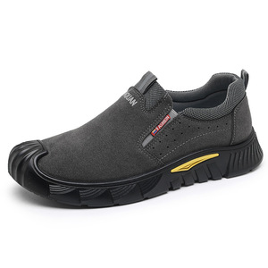 Chaussures basses décontractées pour hommes, dotées d'une semelle en caoutchouc, offrant une fonction antidérapante, idéales pour les environnements de travail. - Product Image 6