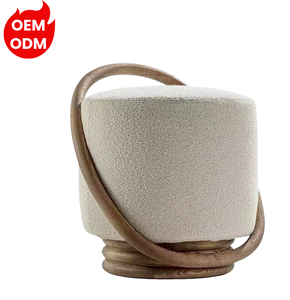 Tabouret bas moderne de luxe pour la maison, l'hôtel, poufs légers pour le salon, la chambre à coucher, la coiffeuse, le repose-pieds pour le changement de chaussures et les cosmétiques - Product Image 1