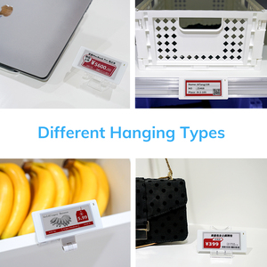 MinewTag 2.9 Inch <b>Slim</b> Supermarket 3-color E Ink Digital Price Tag Electronic <b>Shelf</b> Label Eink Display ESL System - Product Image 5