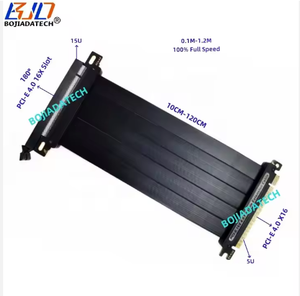 Câble d'extension de carte graphique PCI-E 4.0 16X à X16 à 90 degrés 10-120CM pour RTX4070Ti <span class=keywords><strong>RTX4080ti</strong></span> RX6700XT RX6800XT - Product Image 2