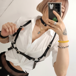 Cosplay Costume da scena accessorio in pelle imbracatura cintura Melange cinturino - Product Image 1