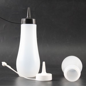 480ml <b>squeeze</b> <b>bottle</b>, household kitchen oil dispenser, jam, salad dressing, condiment <b>bottle</b>, wide mouth type. - Product Image 2