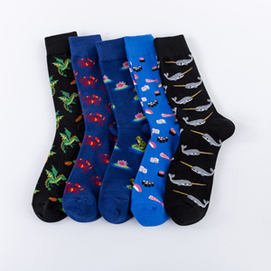 Nueva serie de <span class=keywords><strong>calcetines</strong></span> de animales, <span class=keywords><strong>calcetines</strong></span> de algodón novedosos de ocio, <span class=keywords><strong>calcetines</strong></span> de tendencia callejera, <span class=keywords><strong>calcetines</strong></span> <span class=keywords><strong>Marvel</strong></span> al por mayor - Product Image 2
