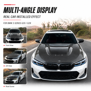 Capot en fibre de carbone style CS pour BMW Série 3 G20 G21 Touring 320i 330i M340i 2019+ Pre-LCI M Sport - Product Image 5