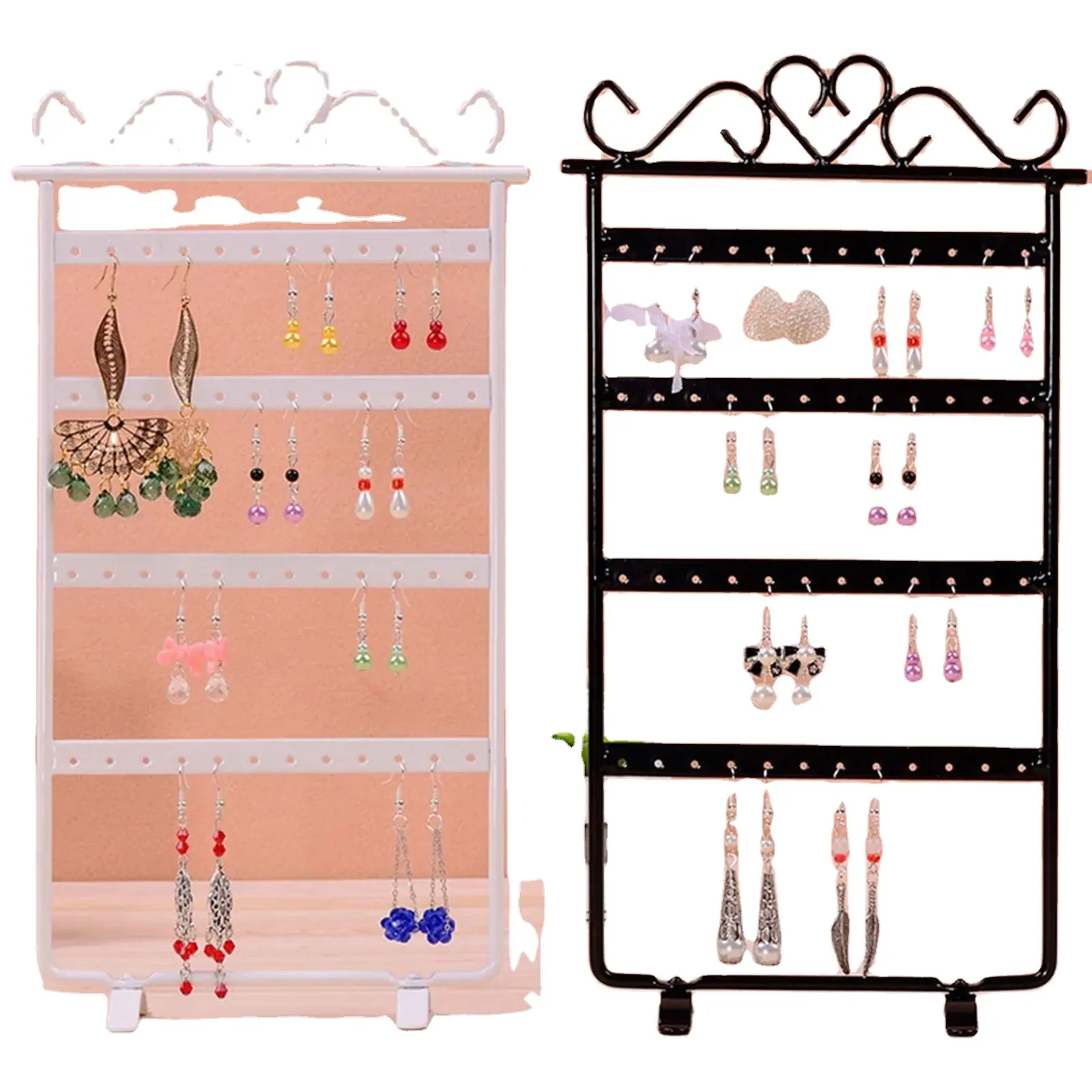 4-Tier 48 Gaten Oorbel Display Standaard, Oorbel Houder Sieraden Organizer Standaard Voor Oorbellen Kettingen Armbanden