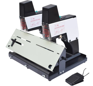 Engrapadora Eléctrica de Doble Cabezal, Máquina de Encuadernación de <span class=keywords><strong>Libros</strong></span> con Grapas en Forma de S - Product Image 1