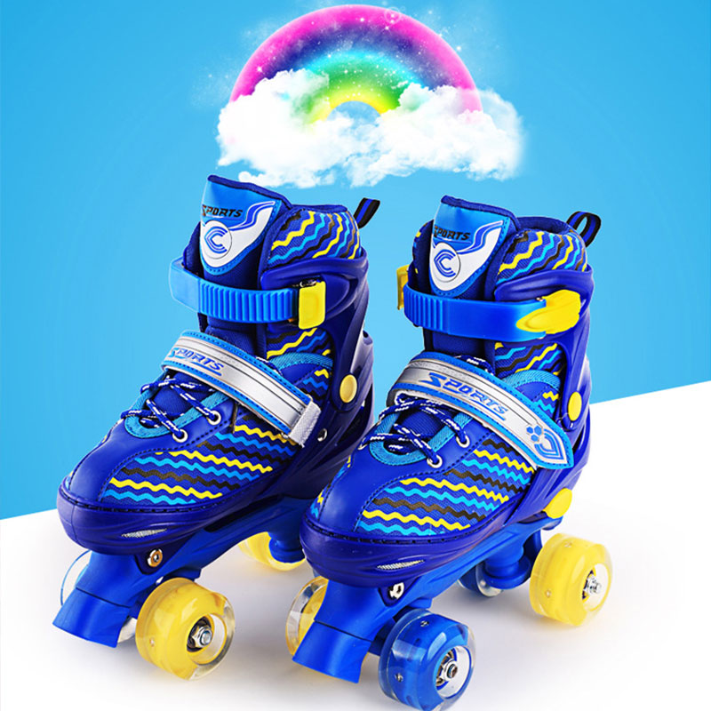 Фабричные роликовые коньки, Взрослые Белые Легкие мужские и женские двухрядные роликовые коньки, обувь для скоростного катания, детские роликовые коньки