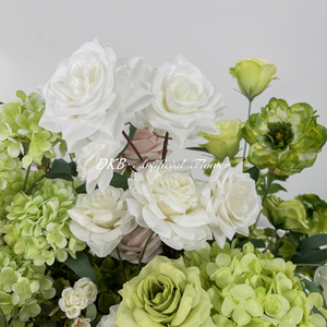 Fábrica de Flores Artificiales DKB, Decoraciones Personalizadas para Bodas en Interiores y Exteriores, Hilera de Flores Artificiales de Seda de Primera Calidad - Product Image 3