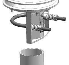 Capteur de pluie piézoélectrique de jauge de pluie de sortie RS485 pour l'agriculture et la station météorologique - Product Image 3