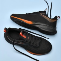 Chaussures de sport décontractées pour hommes, respirantes, en maille, à lacets, avec logo de marque, de haute qualité, pour la marche, printemps-automne