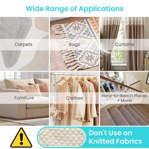 Huisdierharen verwijderaar set 3-in-1 met lange steel, tapijtrekker voor bank, auto, tapijt, verzorgingstool, pluizenverwijderaar - Product Image 6