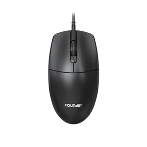 Founder M114 Wired Optical Mouse 3 Buttons USB For <b>Desktop</b> Laptop Office Gaming - Product Image 2