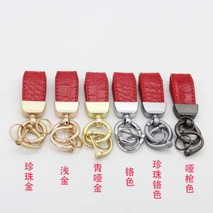 Llavero de piel de cocodrilo mini, accesorios exquisitos para bolso, llavero con textura bonita, colgante lindo, regalo para mujer, venta al por mayor - Product Image 3