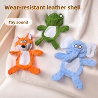 Nouveau jouet interactif pour chien en peluche écologique, sonore (bruit de papier froissé), durable, résistant à la mastication, pour la stimulation dentaire et contre l'ennui