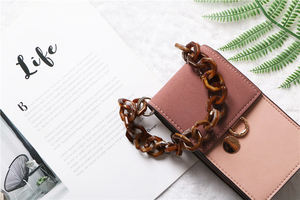 โซ่กระเป๋าพลาสติกทรงแปดเหลี่ยม,อุปกรณ์ห่วงโซ่อะคริลิกสีสันสดใสสำหรับกระเป๋าเดินทาง - Product Image 5