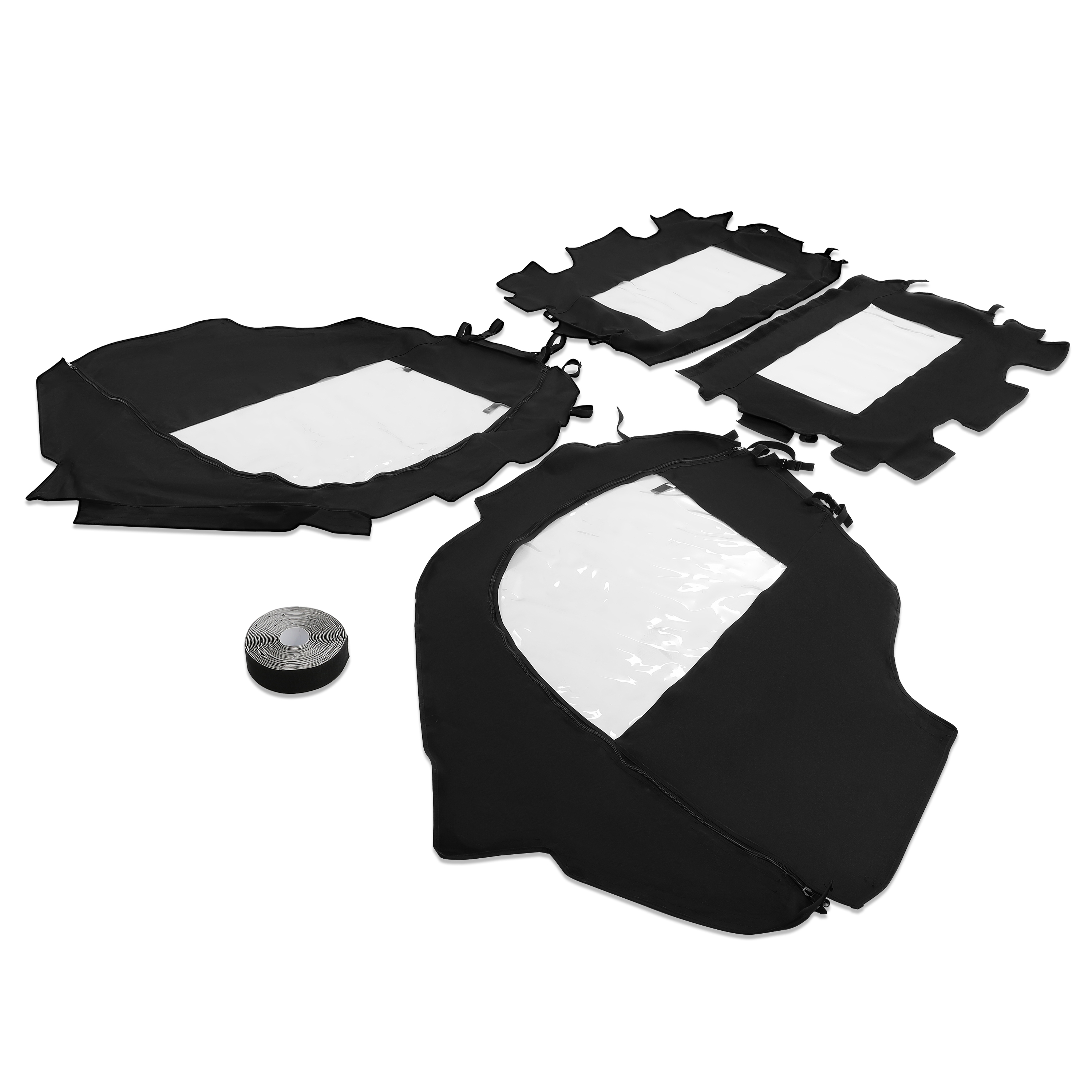 4PCS Fit Can-Am Commander 800 1000 11-20 Soft Doors & Panels