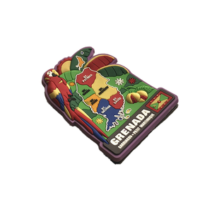 Aimant de réfrigérateur personnalisé QM, souvenir promotionnel, en caoutchouc/PVC 2D/3D, non toxique, découpé sur mesure, avec logo personnalisé - Product Image 1