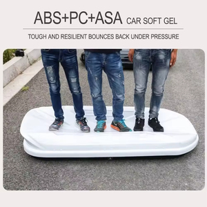 Box Portabagagli <span class=keywords><strong>Universale</strong></span> per <span class=keywords><strong>Auto</strong></span> con Sistema Antibloccaggio ABS a Doppio Lato, Personalizzabile, ad Energia Solare - Product Image 6