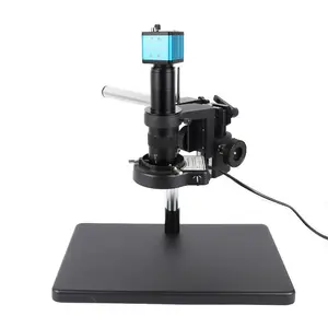 2MP Microscope Industry Phone Laptop Repair Microscope Camera VGA Interface 180X Lens LED Light Rotating Holder