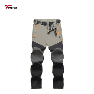 Pantalon de <span class=keywords><strong>randonnée</strong></span> convertible léger unisexe Softshell Stretch Polyester Pantalon de construction Grande taille Vêtements de trekking - Product Image 3