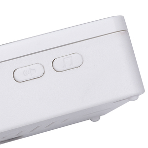 Sonnette numérique sans fil, fonctionnement sur batterie, noir et blanc, idéale pour les alertes aux portes et aux accès. - Product Image 3
