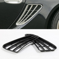 2009-2012 Décorations de voiture d'aération modifiées en fibre de carbone véritable de haute qualité adaptées à Porsche Cayman/Boxster 987