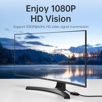 Adaptor Jasoz DP ke VGA, Konverter DisplayPort Male ke VGA Female 1080P 60Hz Berlapis Emas untuk PC Laptop Monitor Proyektor OEM/ODM