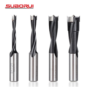 Suborui 2 Sáo Vonfram cacbua công nghiệp trái phải xoay gỗ lỗ cắt Bộ định tuyến mũi khoan - Product Image 2