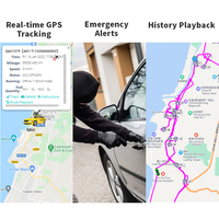 Traceur GPS Moto/Voiture Anti-Brouilleur et Coupe-Moteur Daovay, Mini GSM pour Gestion de Flotte