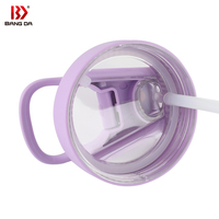 Vaso Térmico Reutilizable de Acero Inoxidable 18/8 de Alta Calidad con Tapa de Tritán y PP, Interior de Gran Capacidad y Asa