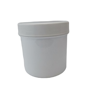 Hot Selling Cosmetic Packaging white PP Plastic amber Jar for Shaving Cream 500g 500ml Cosmetic container