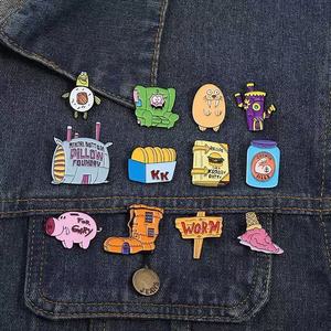 Aperitivos divertidos <span class=keywords><strong>de</strong></span> animación <span class=keywords><strong>de</strong></span> comedia familiar, alfileres <span class=keywords><strong>de</strong></span> esmalte enlatado, broche artesanal <span class=keywords><strong>de</strong></span> Metal, insignia, joyería, jarabe <span class=keywords><strong>de</strong></span> <span class=keywords><strong>Chocolate</strong></span>, Krabby Patty Can - Product Image 3