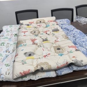Tappetino per il riposo dei bambini con cuscino e coperta per maschi e femmine, sacco a pelo per bambini adatto per asilo nido, scuola materna, viaggi e campeggio - Product Image 2